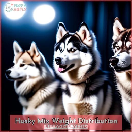 Husky Mix Weight Distribution