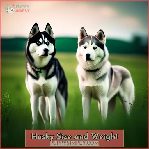 Husky Size and Weight