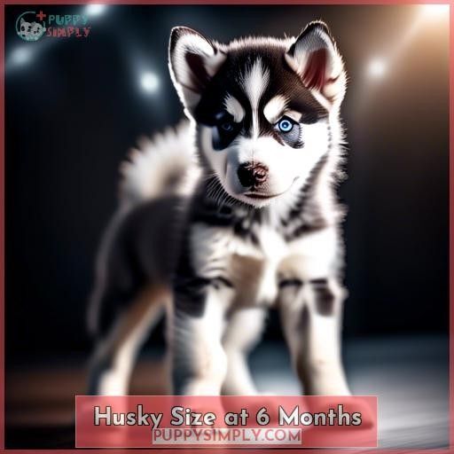 Husky Size at 6 Months Husky Size at 6 Months