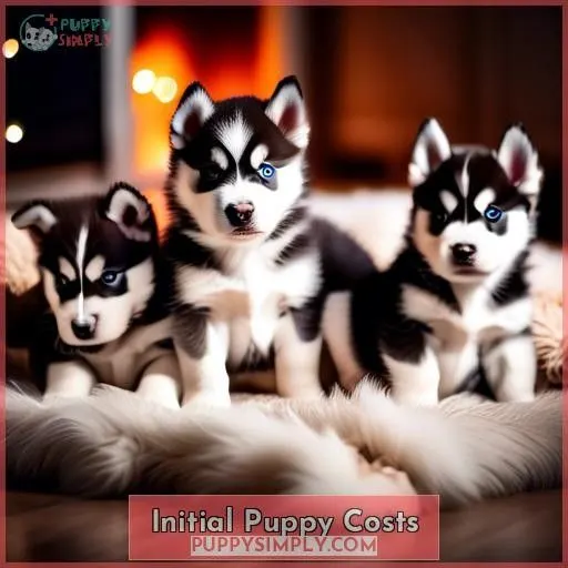 Initial Puppy Costs