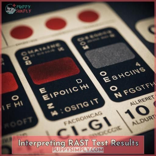 Interpreting RAST Test Results
