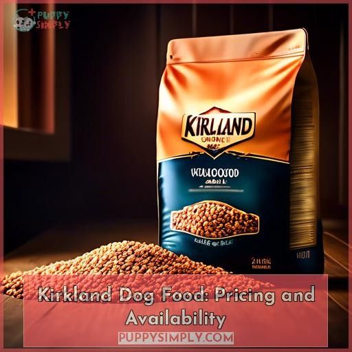 Kirkland Dog Food: Pricing and Availability