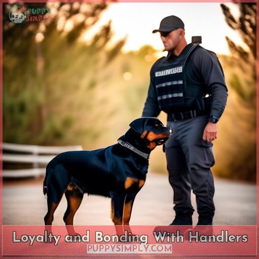 Loyalty and Bonding With Handlers