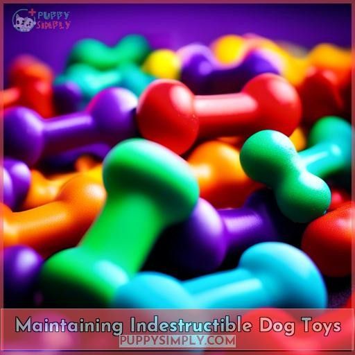 Maintaining Indestructible Dog Toys