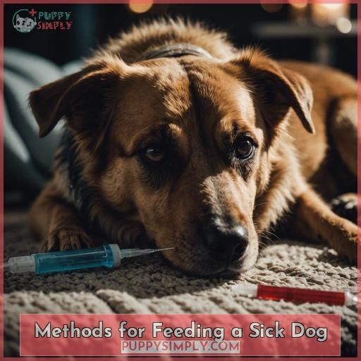 Methods for Feeding a Sick Dog