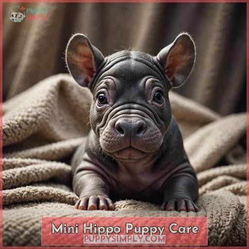 Mini Hippo Puppy Care