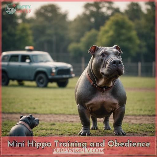 Mini Hippo Training and Obedience