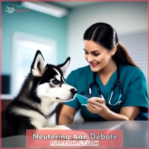 Neutering Age Debate