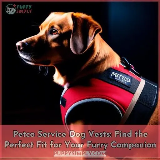 petco service dog vests