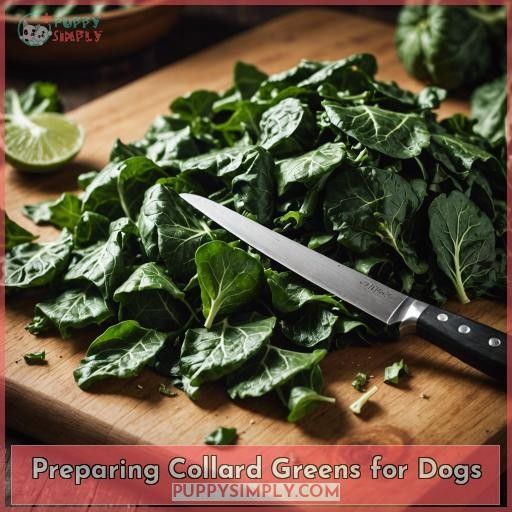 Preparing Collard Greens for Dogs