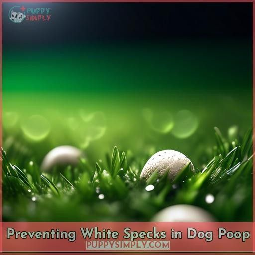 Preventing White Specks in Dog Poop