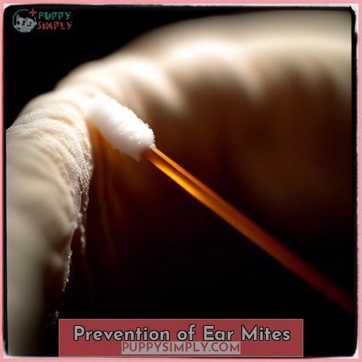Prevention of Ear Mites