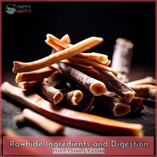 Rawhide Ingredients and Digestion