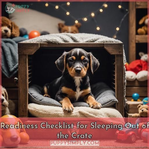 When is the Puppy Ready to Sleep Out of the Crate? A Complete Guide