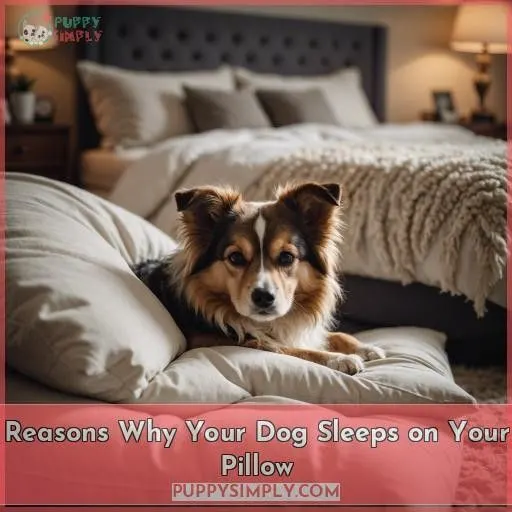 Reasons Why Your Dog Sleeps on Your Pillow