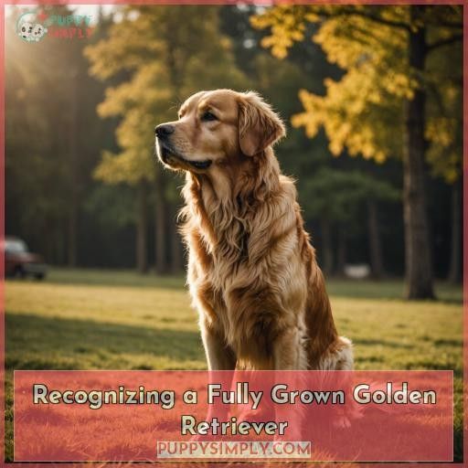 Recognizing a Fully Grown Golden Retriever