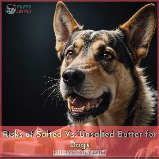 Risks of Salted Vs. Unsalted Butter for Dogs