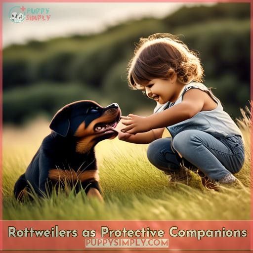 Rottweilers as Protective Companions