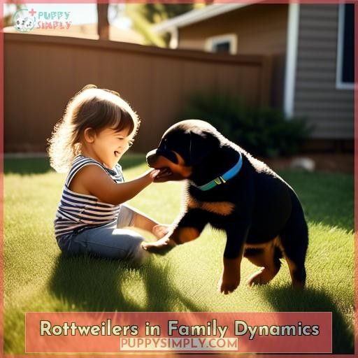 Rottweilers in Family Dynamics