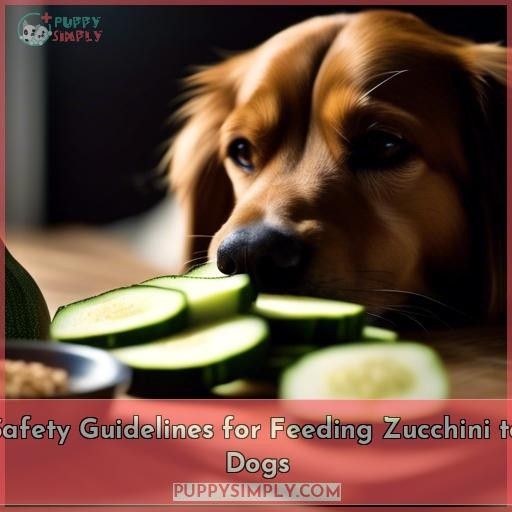 Safety Guidelines for Feeding Zucchini to Dogs