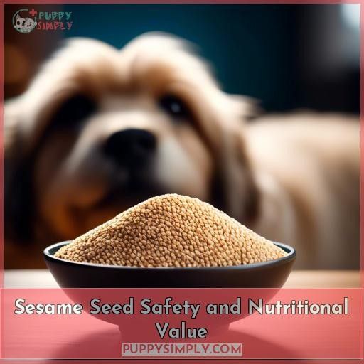 Sesame Seed Safety and Nutritional Value