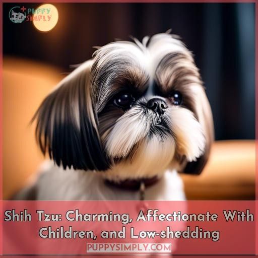 Shih Tzu: Charming, Affectionate With Children, and Low-shedding