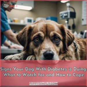 signs your dog with diabetes is dying