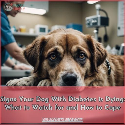 signs your dog with diabetes is dying
