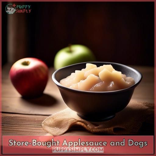 Store-Bought Applesauce and Dogs