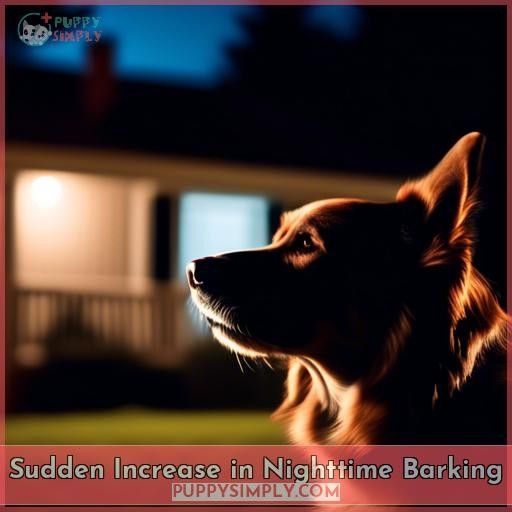Sudden Increase in Nighttime Barking