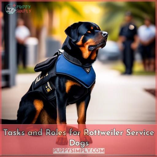 Tasks and Roles for Rottweiler Service Dogs