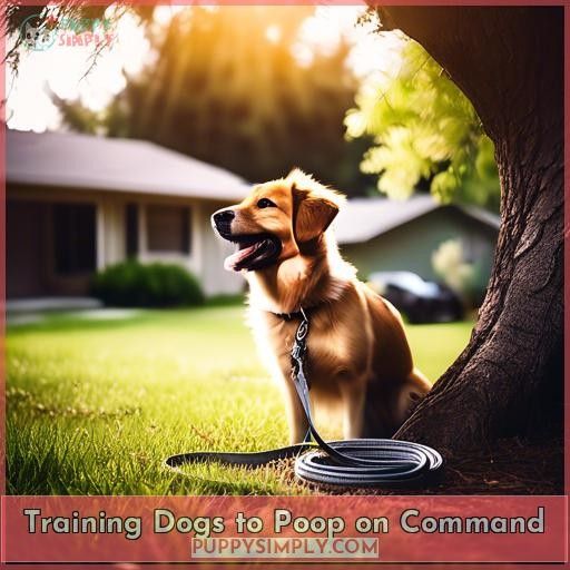 Training Dogs to Poop on Command