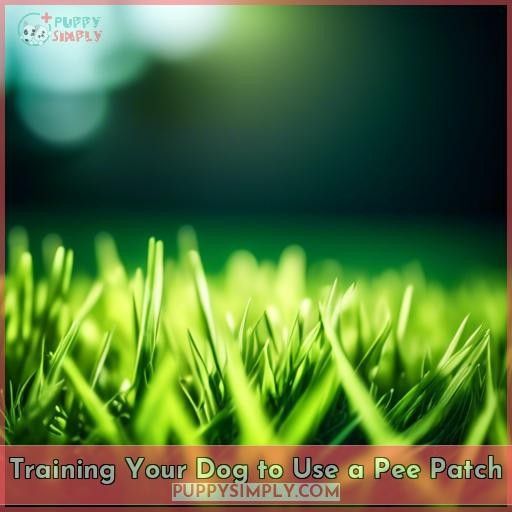 Training Your Dog to Use a Pee Patch