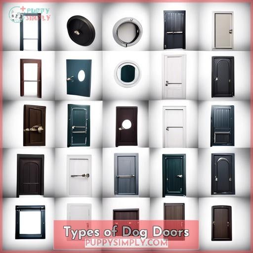 Types of Dog Doors