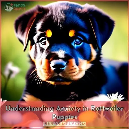 Understanding Anxiety in Rottweiler Puppies