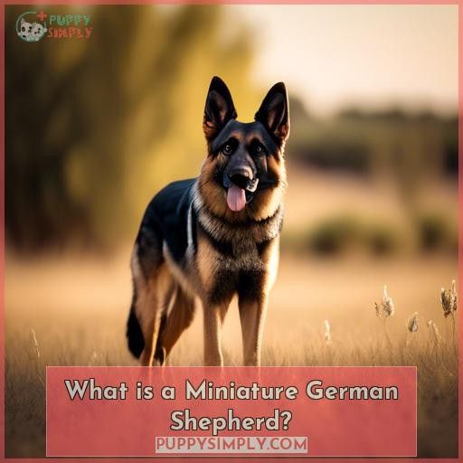 What is a Miniature German Shepherd