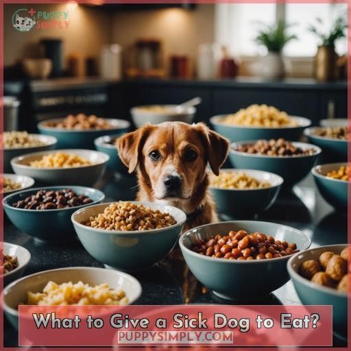 What to Give a Sick Dog to Eat