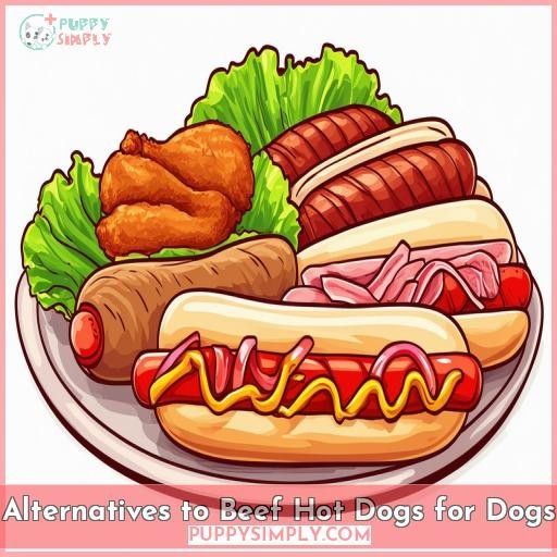 Alternatives to Beef Hot Dogs for Dogs