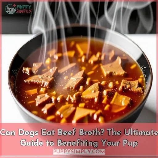 can dogs eat beef broth