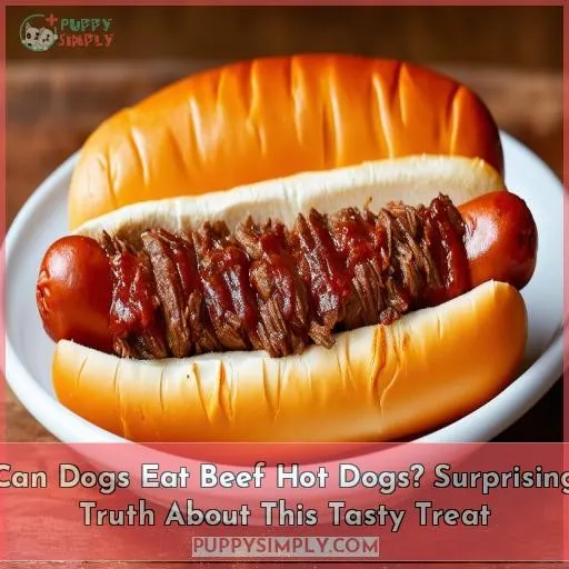 can dogs eat beef hot dogs