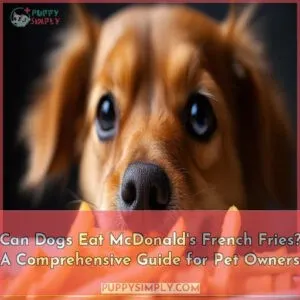 can dogs eat mcdonald's french fries