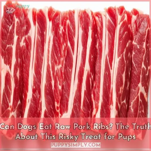 can dogs eat raw pork ribs