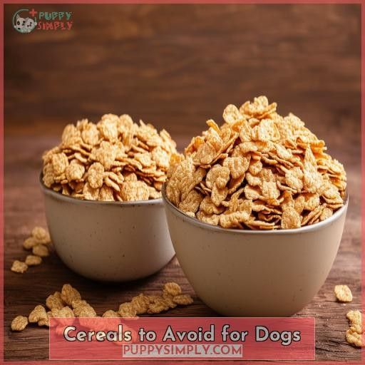 Cereals to Avoid for Dogs
