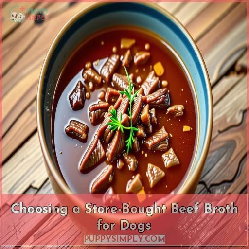 Choosing a Store-Bought Beef Broth for Dogs