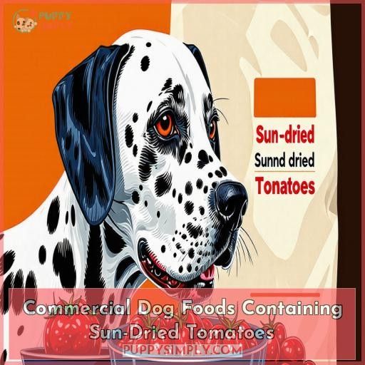 Commercial Dog Foods Containing Sun-Dried Tomatoes