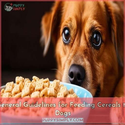 General Guidelines for Feeding Cereals to Dogs