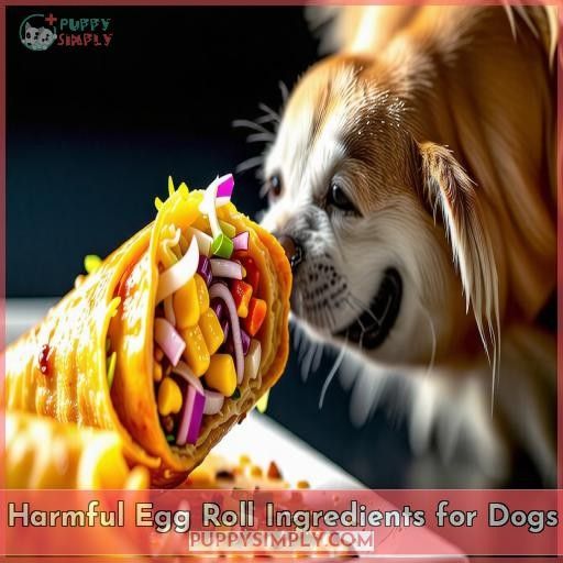 Harmful Egg Roll Ingredients for Dogs