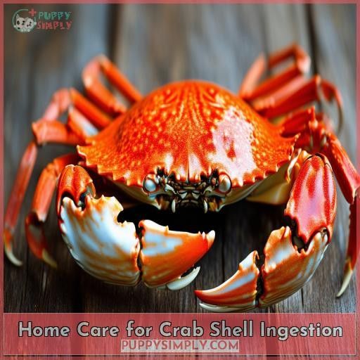 Home Care for Crab Shell Ingestion