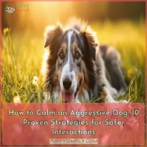 how to calm an aggressive dog