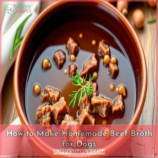 How to Make Homemade Beef Broth for Dogs